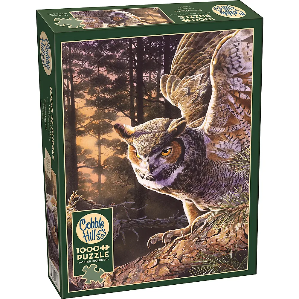Cobble Hill Puzzle Eule im Wald - 1000 Teile
