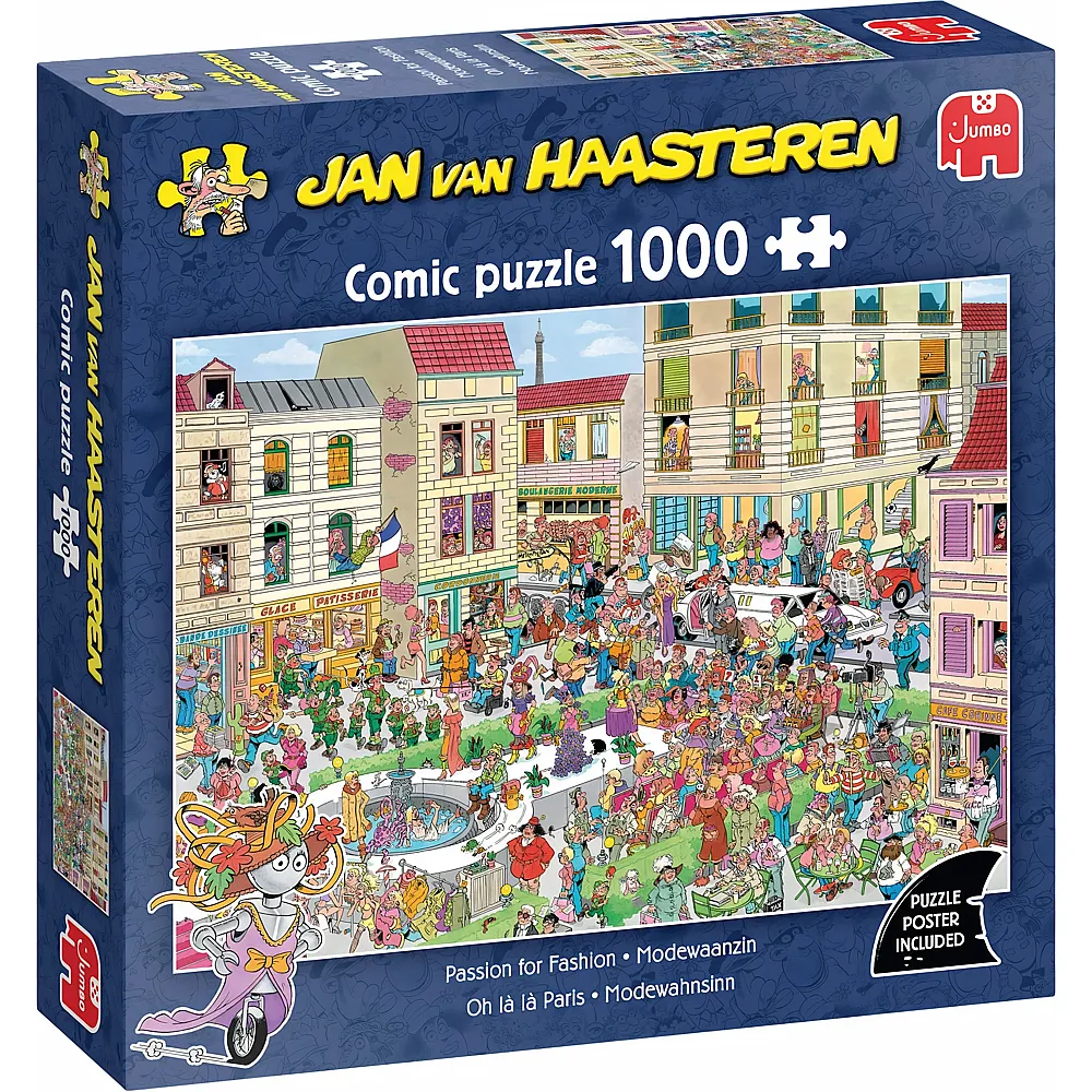 Jumbo Puzzle Jan van Haasteren Modewahnsinn - 1000 Teile