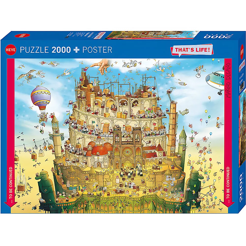 HEYE Puzzle That's Life High Above 2000Teile