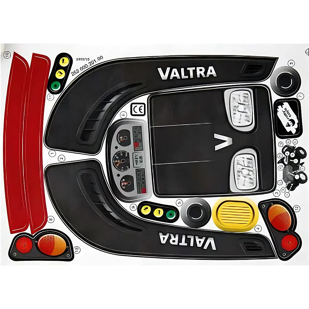 RollyToys Aufkleber Valtra | Fahrzeuge Ersatzteile