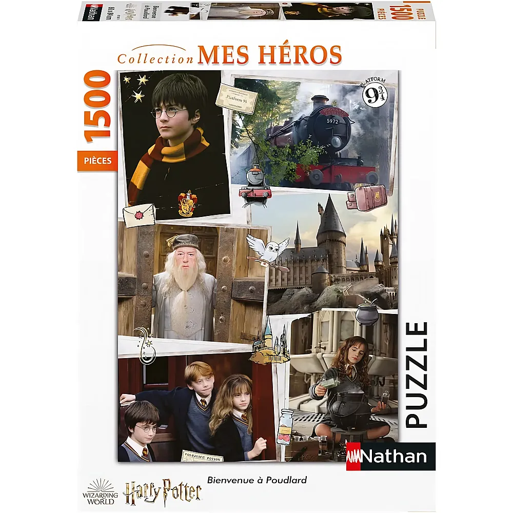 Nathan Puzzle Collection Mes H�ros Harry Potter - Welcome to Hogwarts 1500Teile