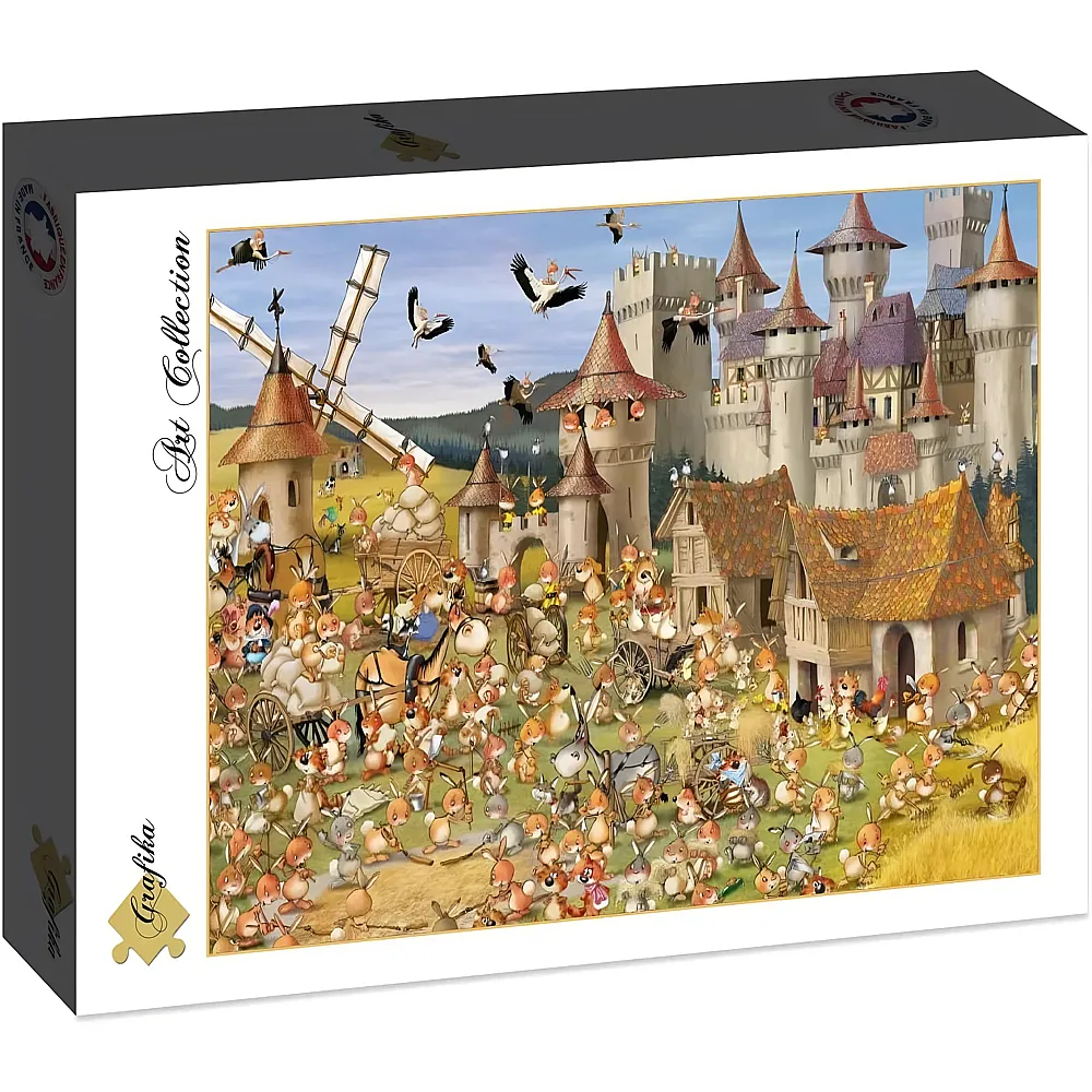 Grafika Puzzle Art Collection Franois Ruyer - Das Kaninchenschloss - 2000 Teile