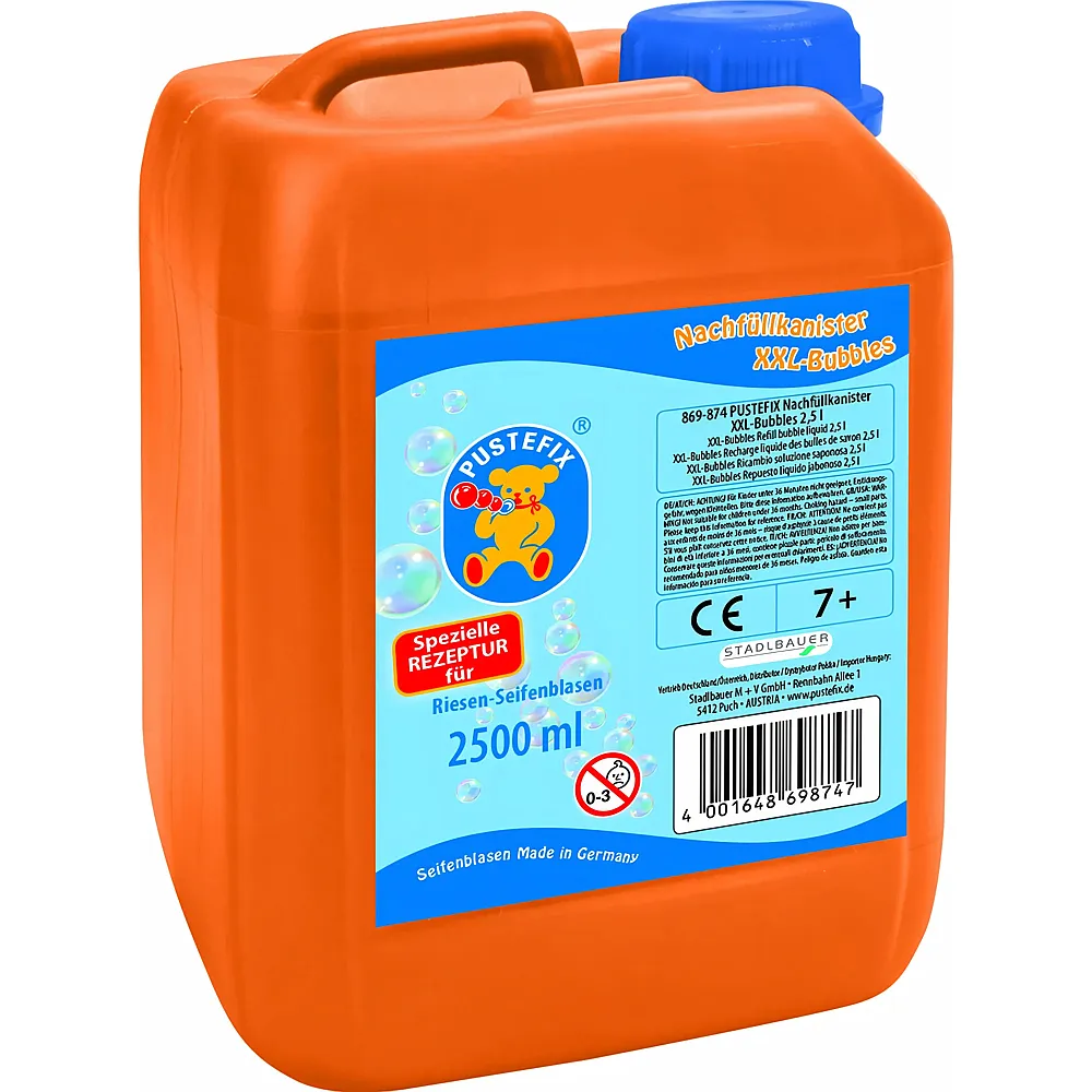 meinspielzeug - Pustefix Nachf�llkanister XXL-Bubbles 2,5L | Seifenblasen