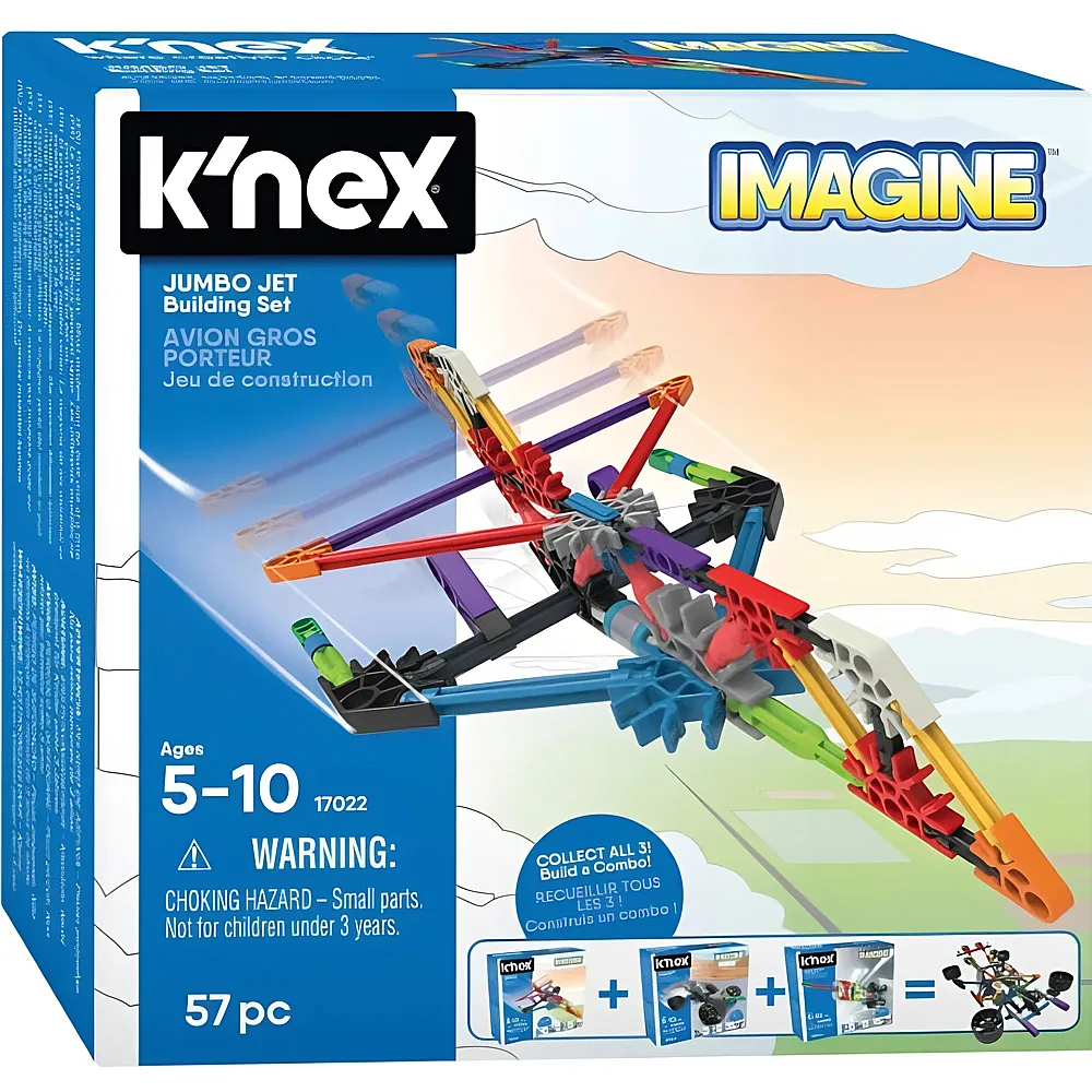 K'Nex Jumbo Jet - 57 Teile