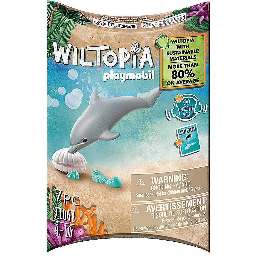 PLAYMOBIL Wiltopia Junger Delfin 71068