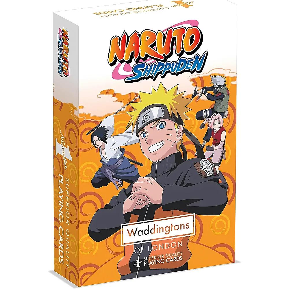 Winning Moves Number 1 Spielkarten - Naruto Shippuden - Deutsch