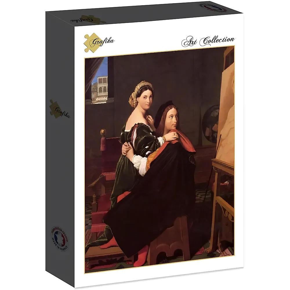 Grafika Puzzle Art Collection Jean-Auguste-Dominique Ingres: Raphal and the Fornarina, 1814 - 2000 Teile