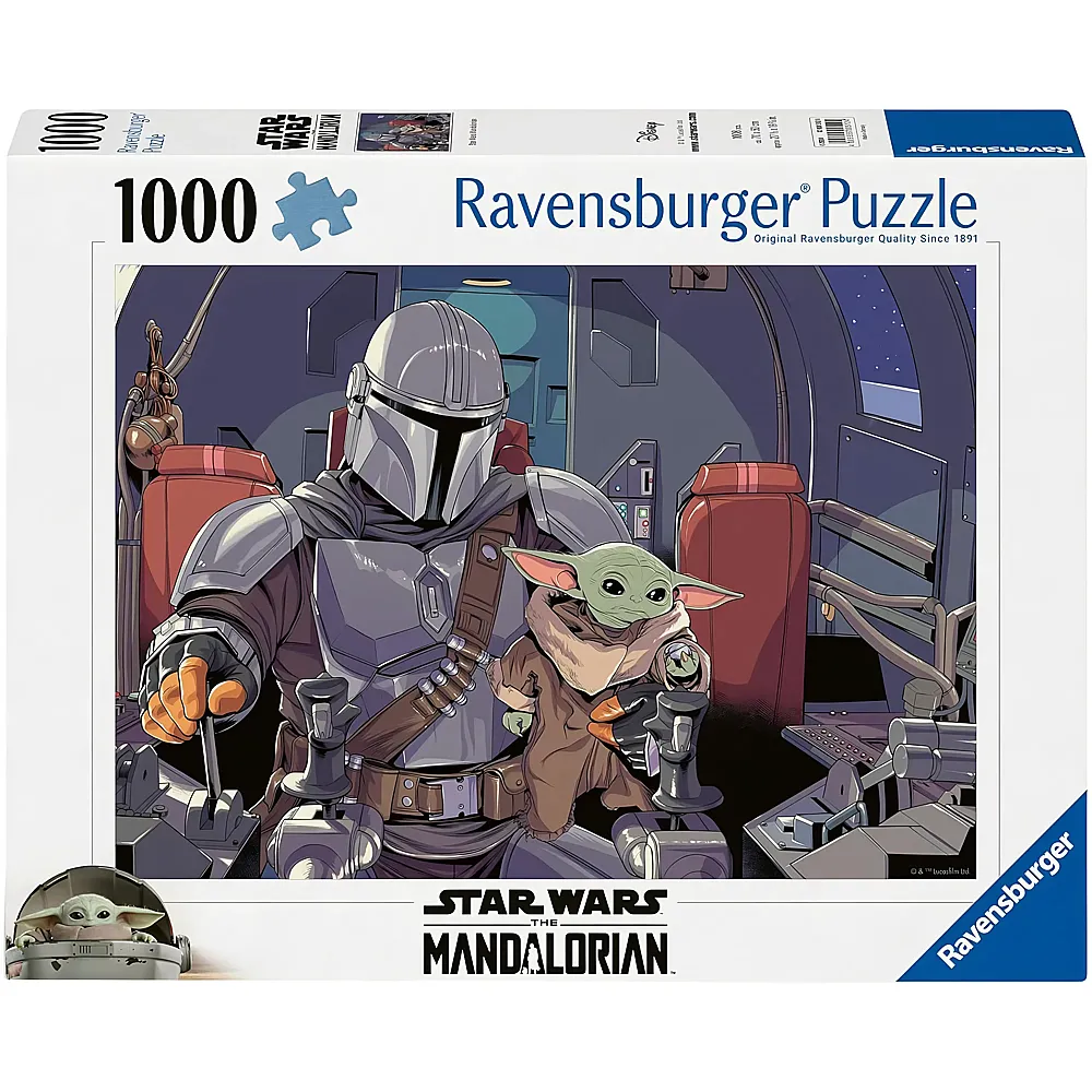 Ravensburger Puzzle Star Wars The Mandalorian 1000Teile