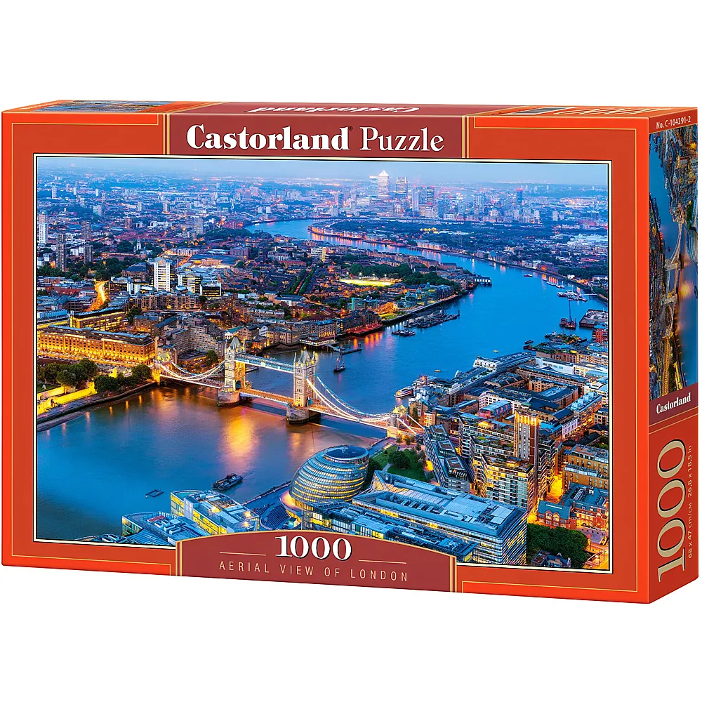 Castorland Puzzle Arial View of London - 1000 Teile