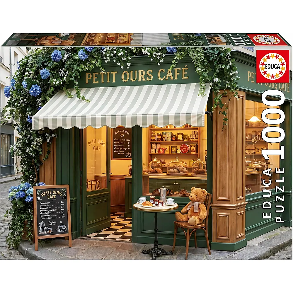 Educa Puzzle Das B�ren-Caf� - 1000 Teile
