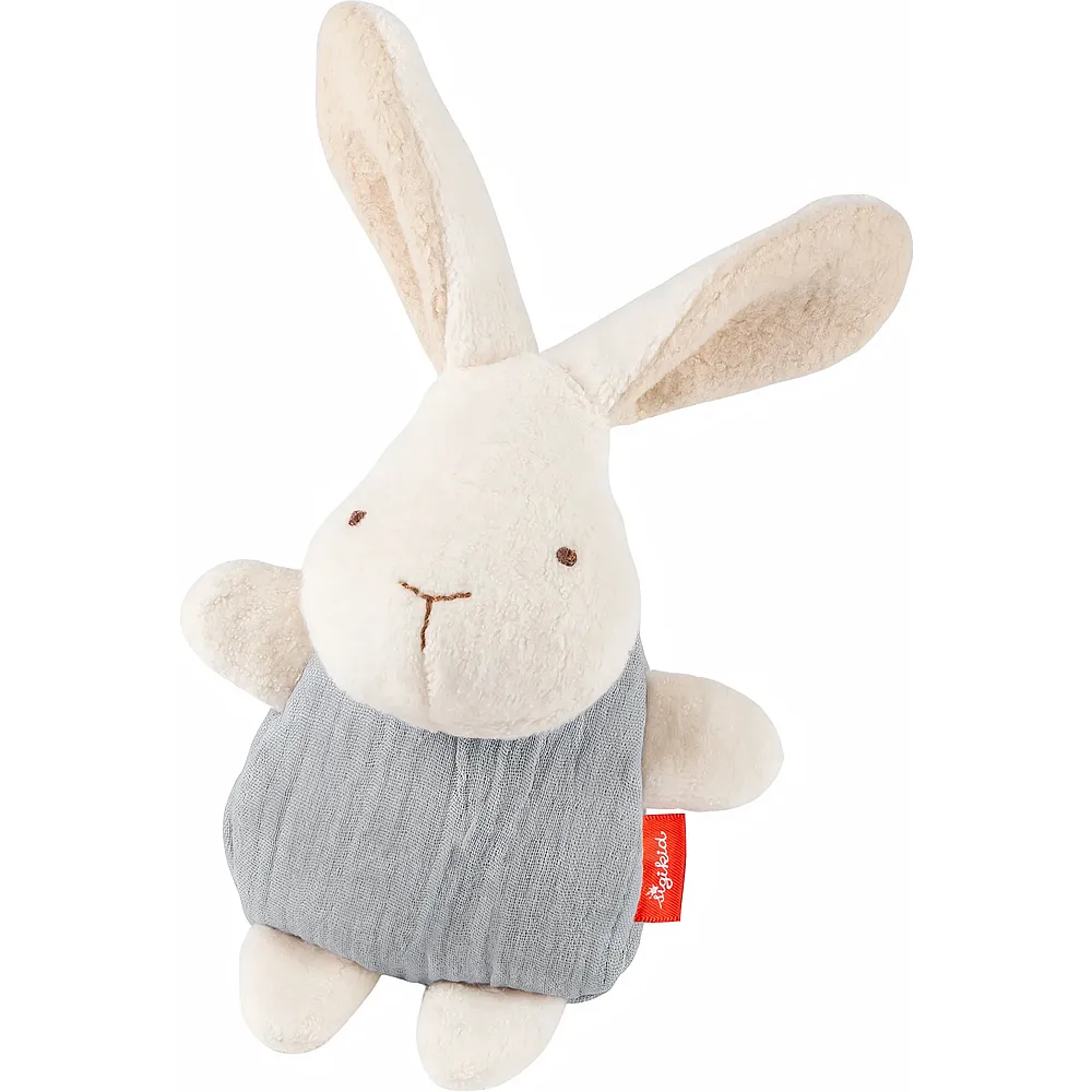 Sigikid Baby Greifling Hase Blau - 15 cm