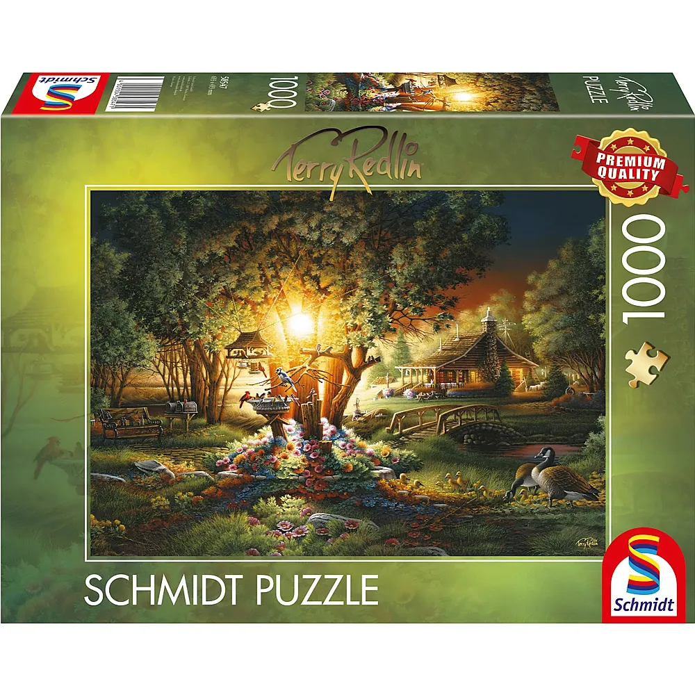 Schmidt Puzzle Terry Redlin Pr�chtiges Fr�hlingsleuchten - 1000 Teile