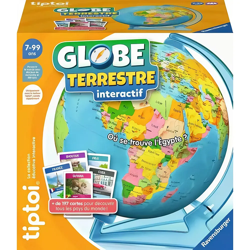 Ravensburger tiptoi Globe Terrestre interactif