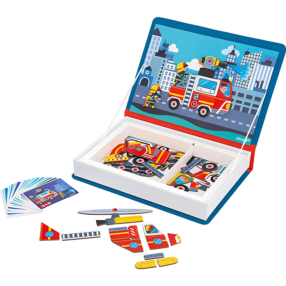 Janod Magnetbuch Feuerwer