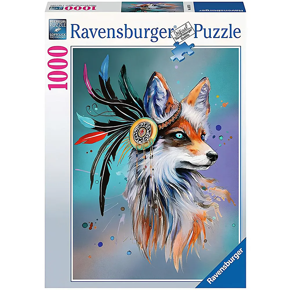 Ravensburger Puzzle Boho Fuchs 1000Teile
