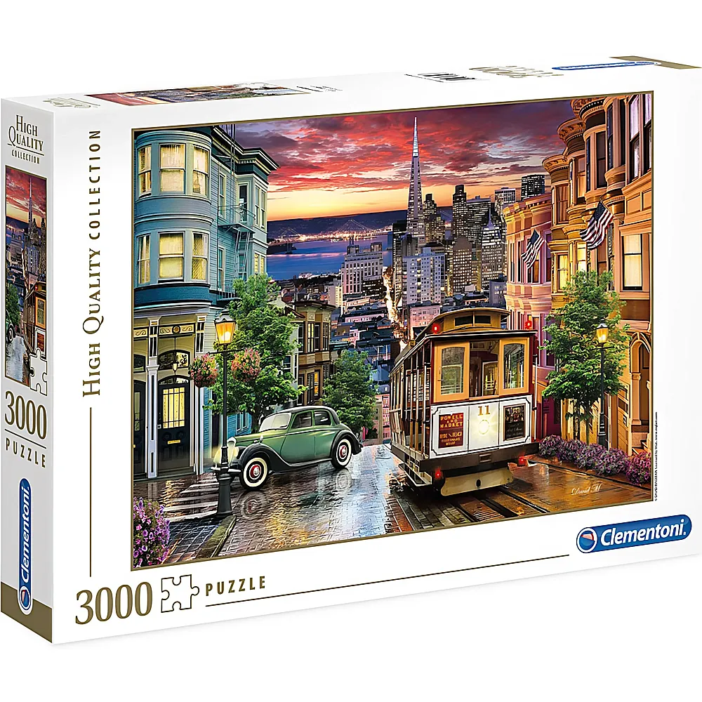 Clementoni Puzzle High Quality Collection San Francisco 3000Teile