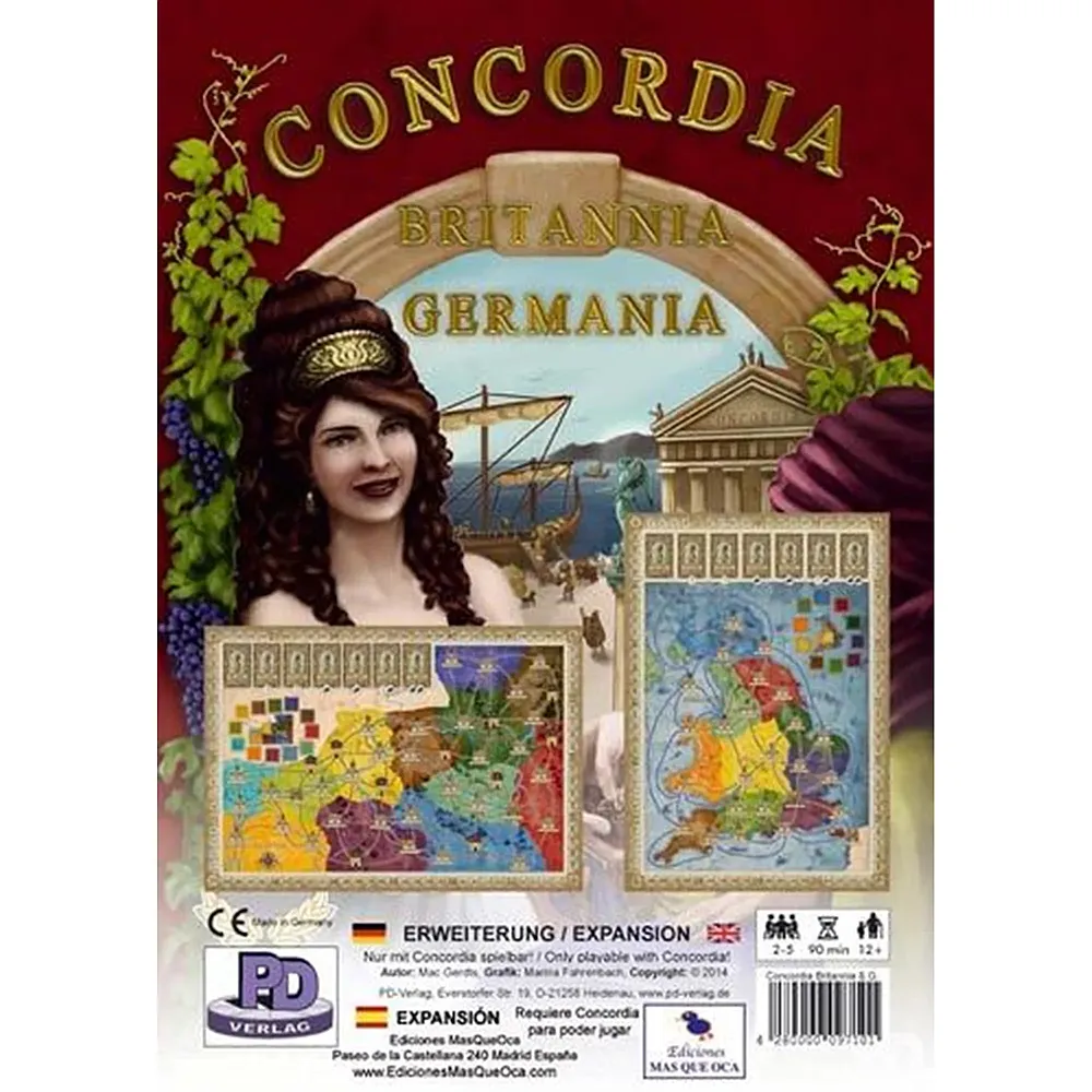Matagot Concordia Map Britannia & Germania
