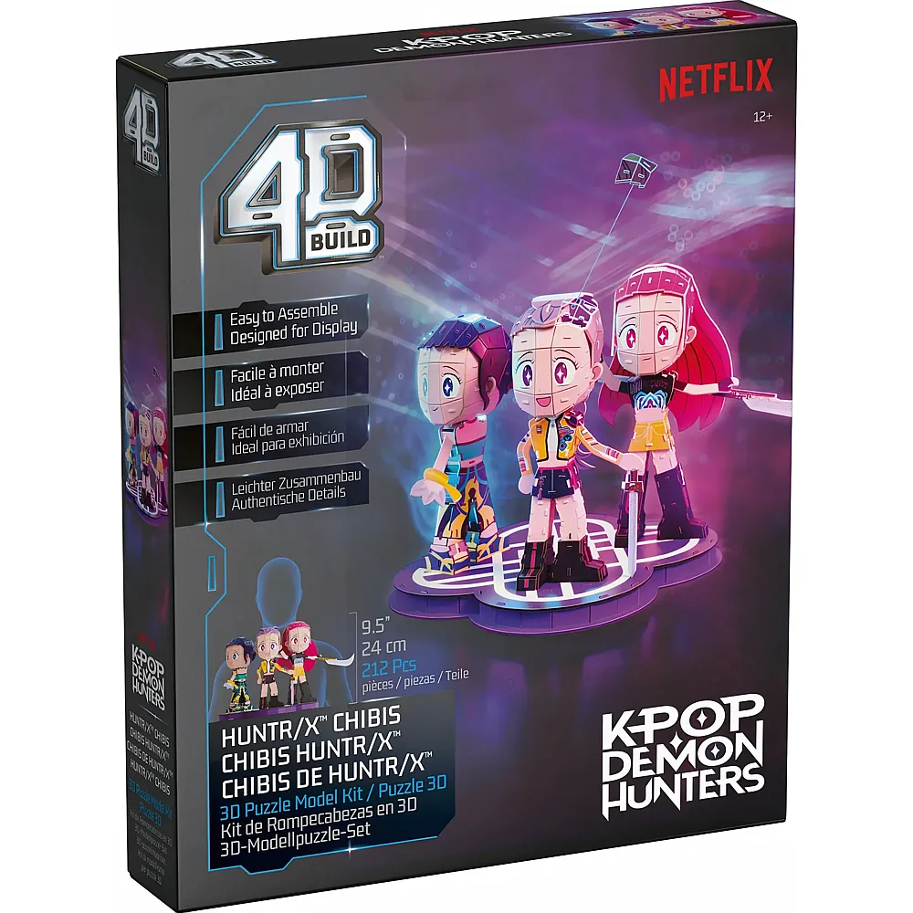 Spin Master 4D Build K-Pop Huntrix Chibi Set