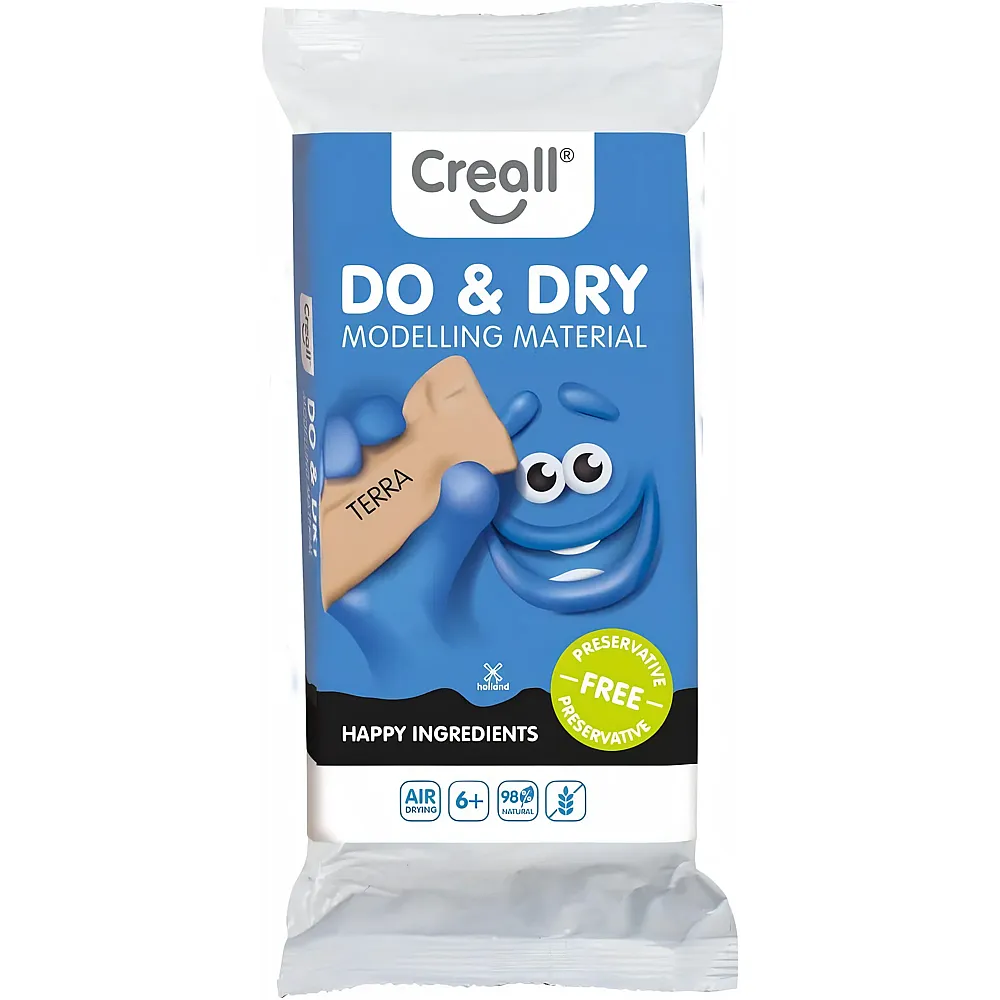 Creall Do&Dry Modelliermasse Konservierungsfrei Terra, 500gr. - Kneten & Formen