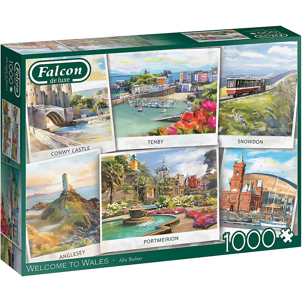 Falcon Puzzle Alla Badsar Welcome to Wales 1000Teile