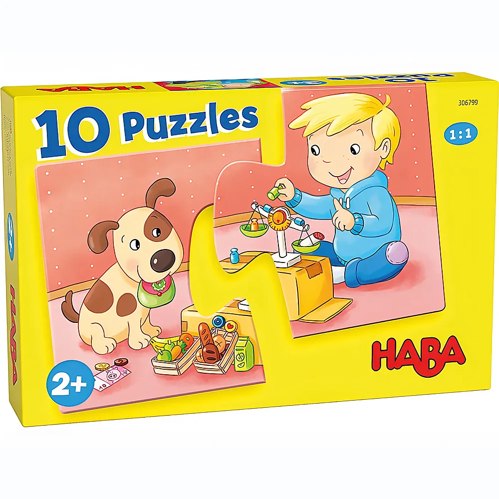 HABA Puzzle Mein Spielzeug 10x2