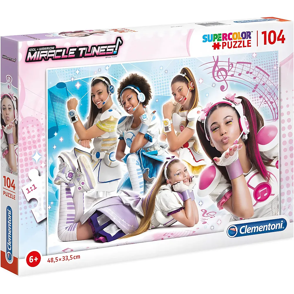 Clementoni Puzzle Supercolor Miracle Tunes 104Teile