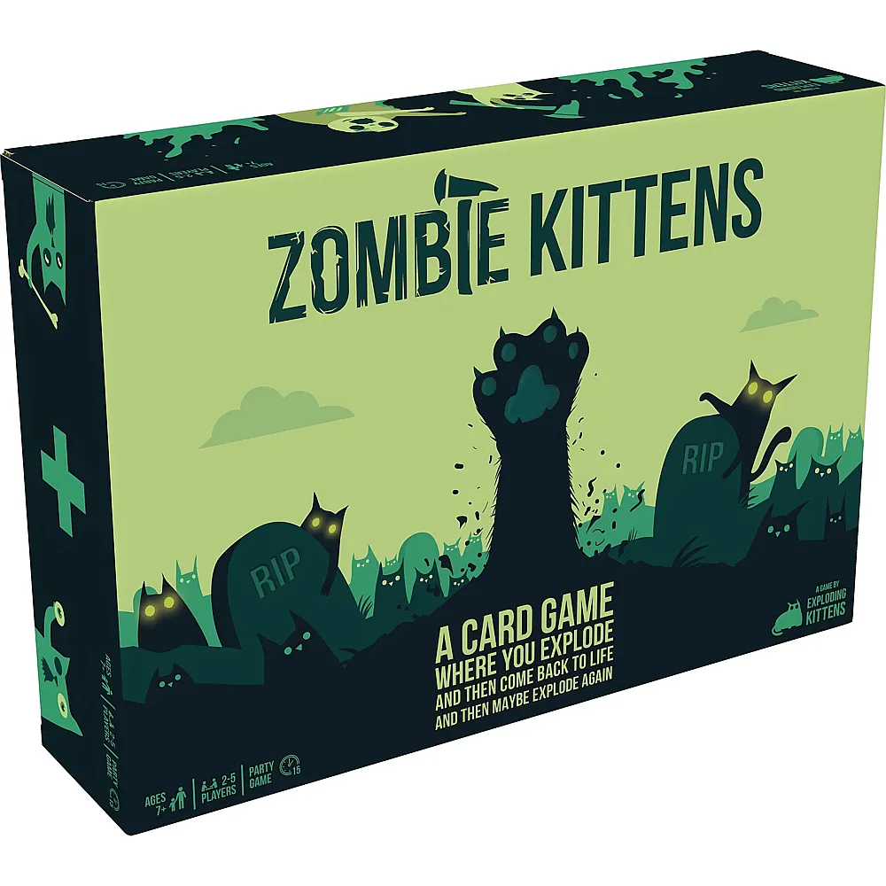 Exploding Kittens Zombie Kittens - Italiano