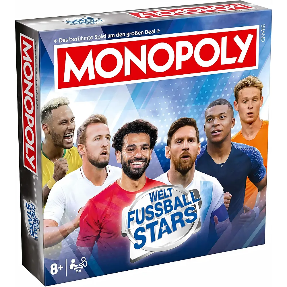 Winning Moves Monopoly Weltfussball Stars Edition DE