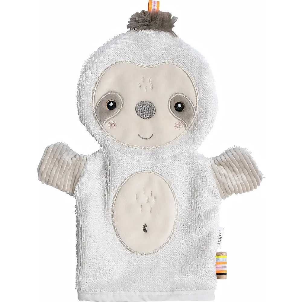 meinspielzeug - Fehn Waschhandschuh Faultier - 26 cm | Badespielzeug