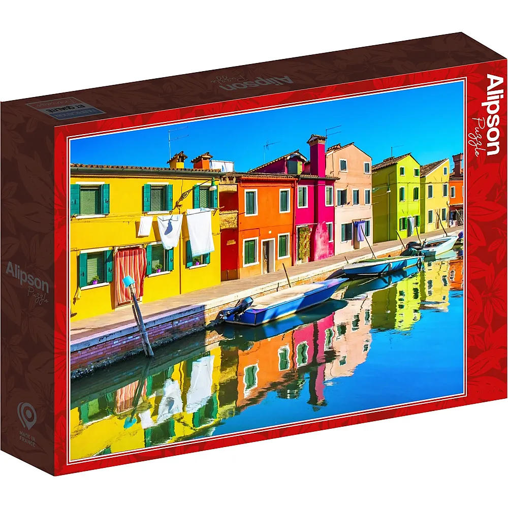 Alipson Puzzle Ausflug nach Burano, Italien - 1000 Teile