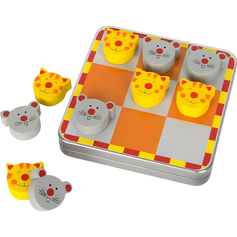 small foot Play & Fun Tic Tac Toe Katz- und Mausspiel