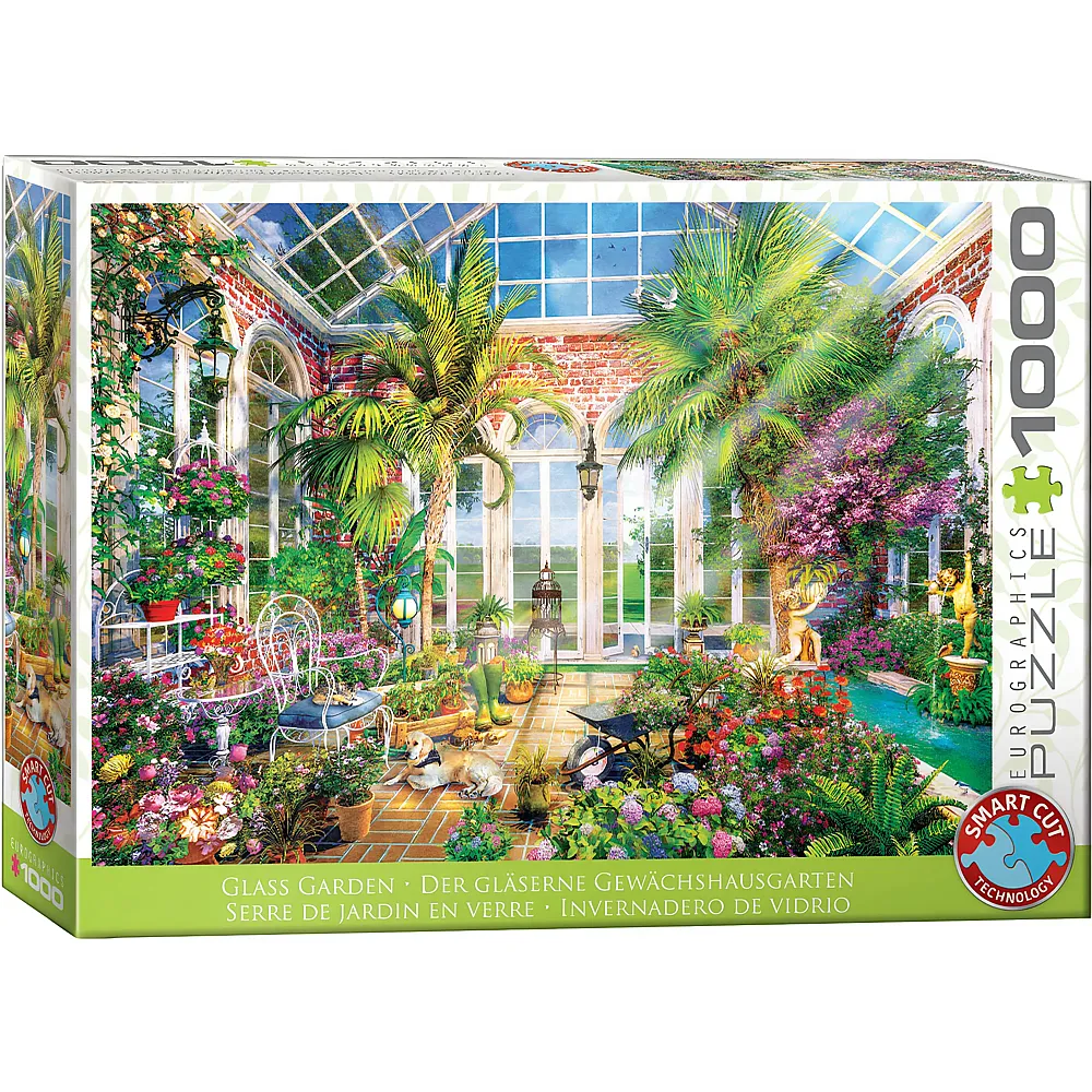 Eurographics Puzzle Der Gl�serne Gew�chshausgarten - 1000 Teile
