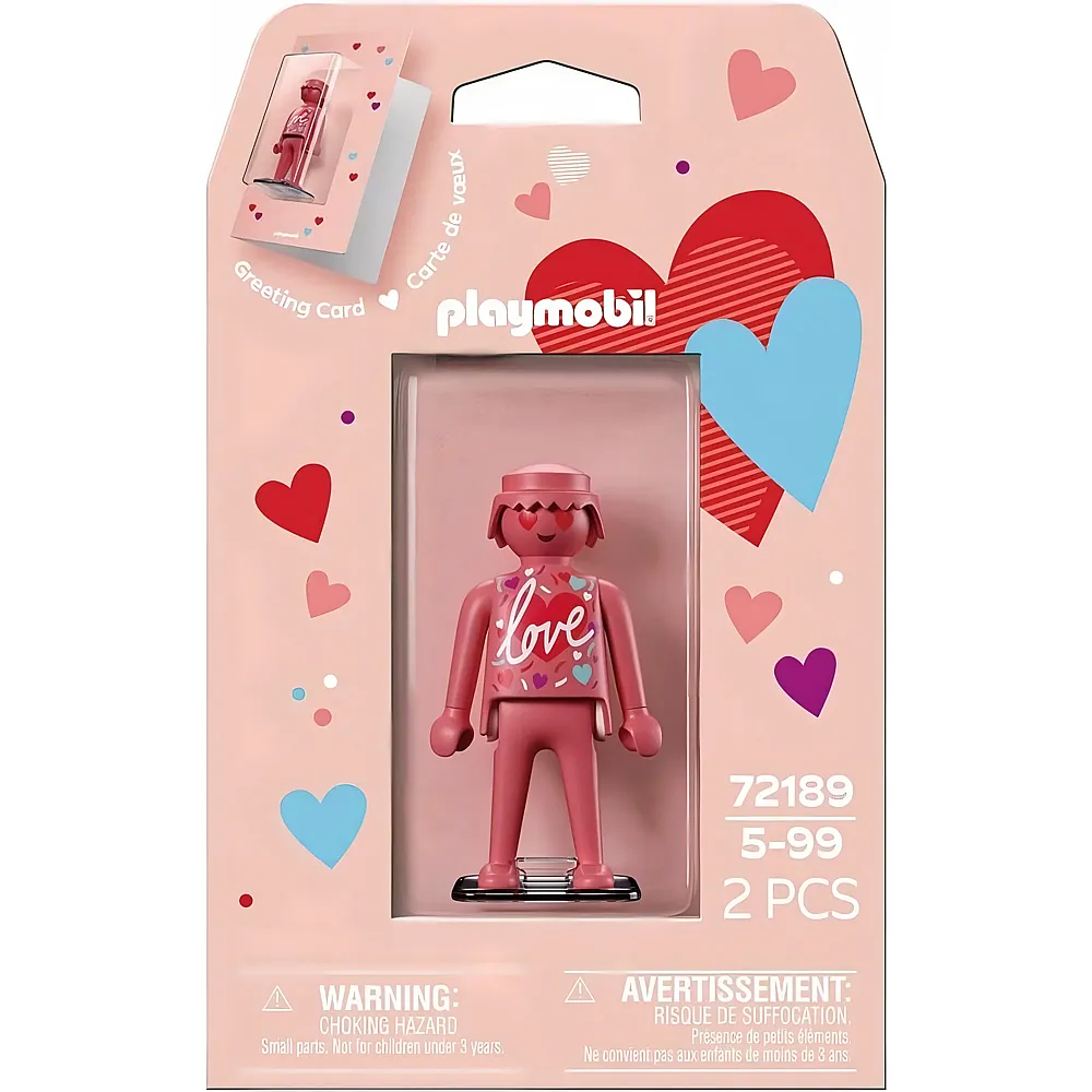PLAYMOBIL Grusskarte Liebe 72189