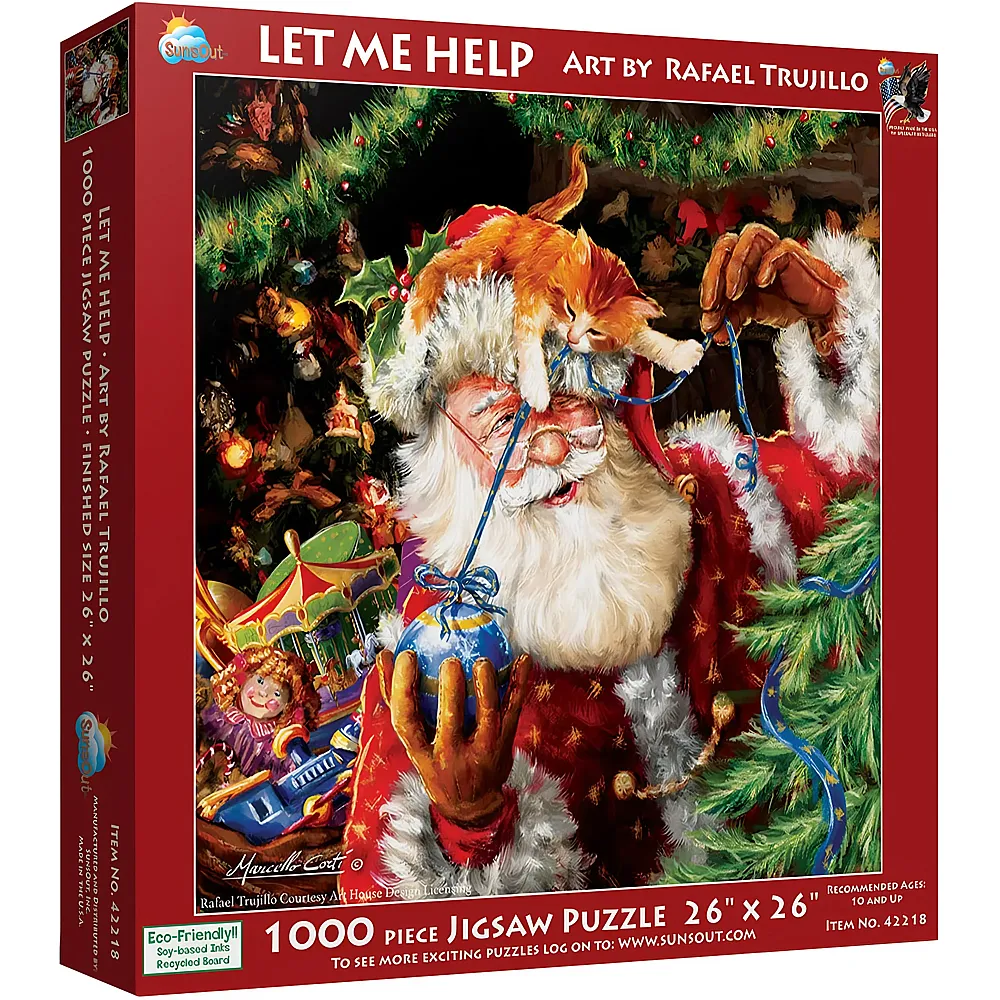 SunsOut Puzzle Rafael Trujillo Let me Help - 1000 Teile