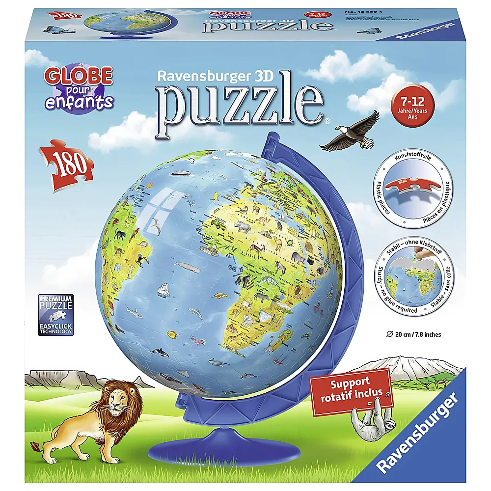 Ravensburger Puzzle Globe 180Teile