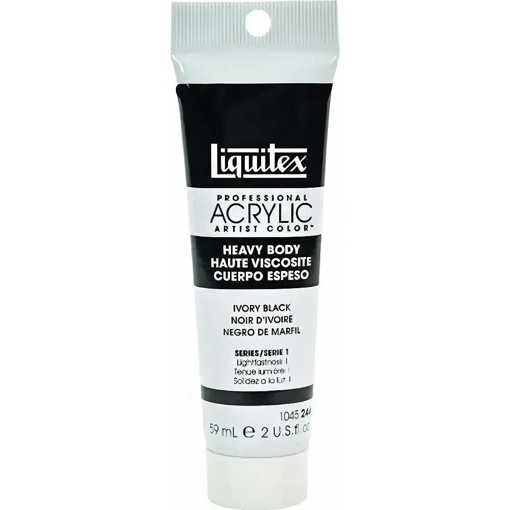Liquitex Lqx Prof. Heavy Body Acrylfarbe 59ml Tube Elfenbeinschwarz - Suche