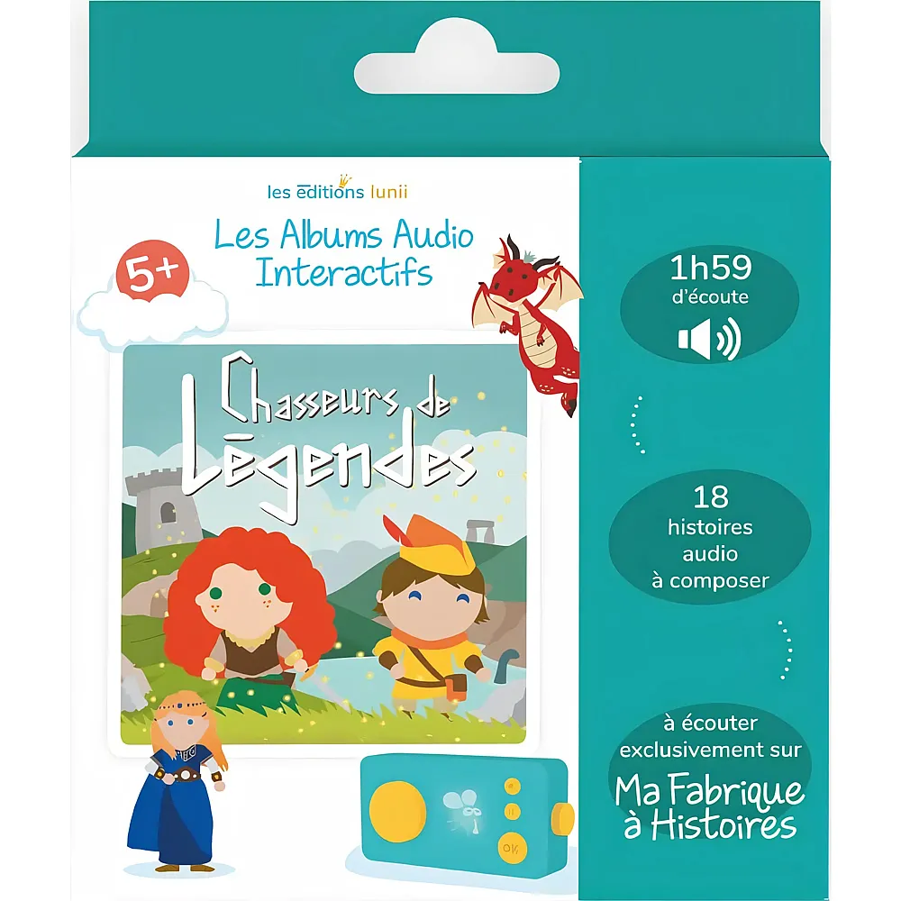 Lunii Album Audio Interactif Chasseurs DE Legendes 5+