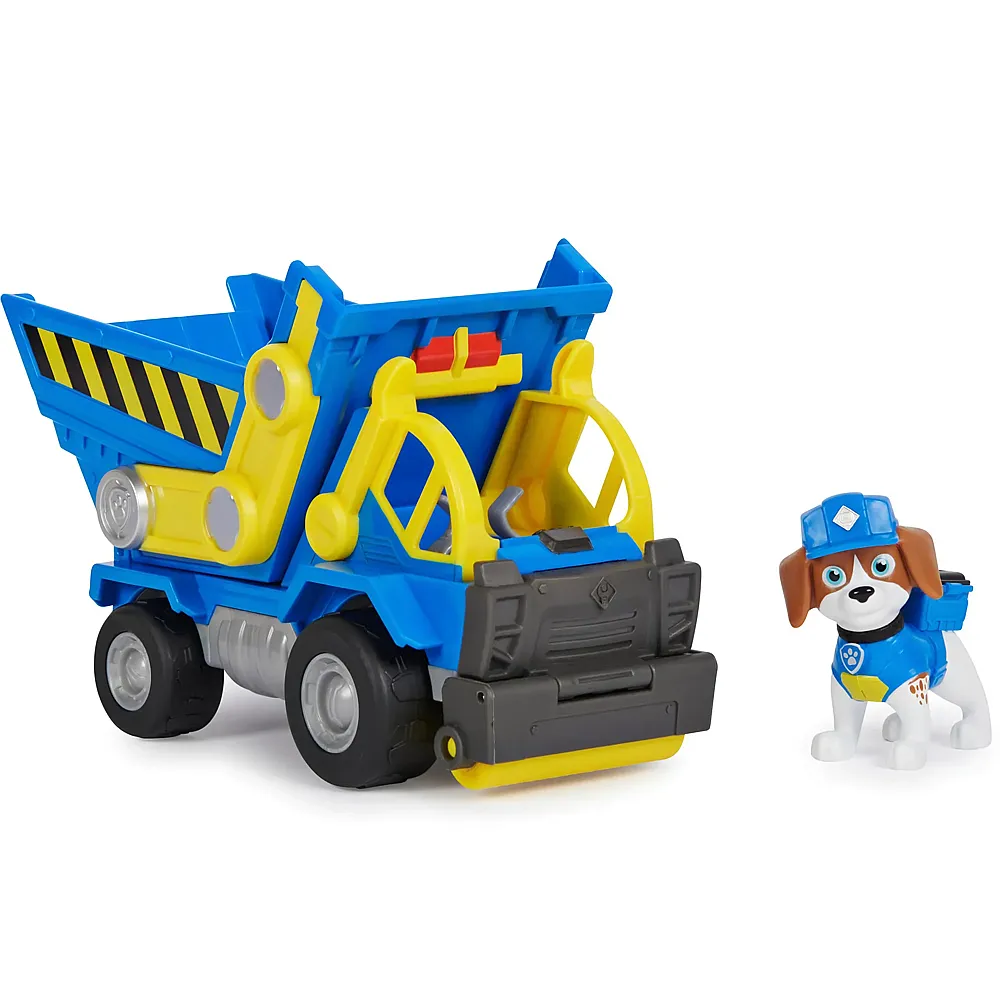 Spin Master Paw Patrol Rubble & Crew Kipplaster-Baufahrzeug mit Wheeler