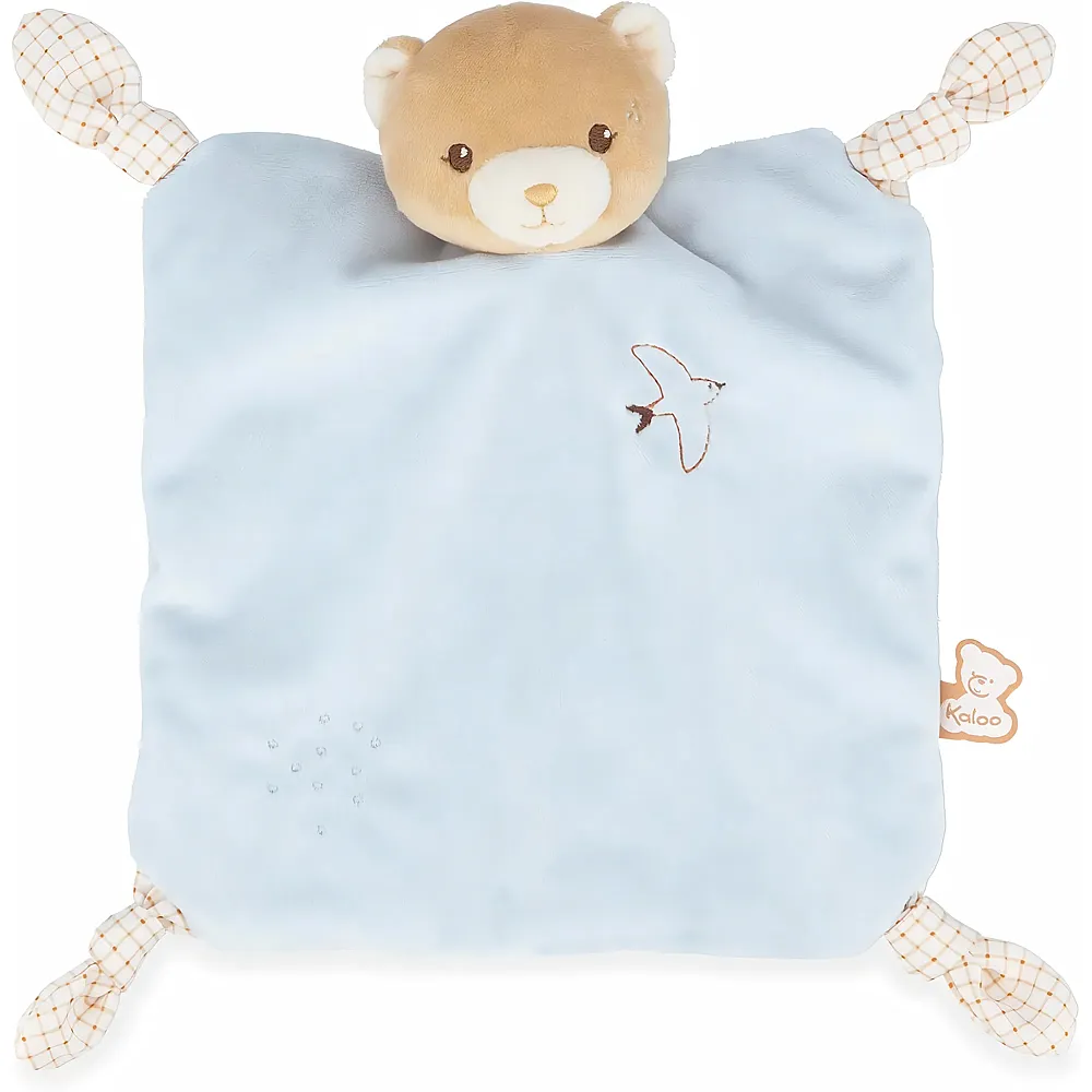 Kaloo Schmusetuch B�r blau - 24 cm
