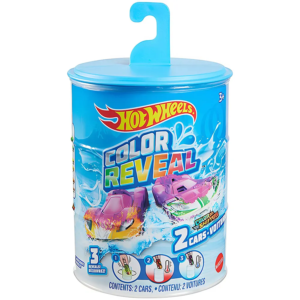 Hot Wheels Color Reveal Die-Cast 2er-Pack - 1:64