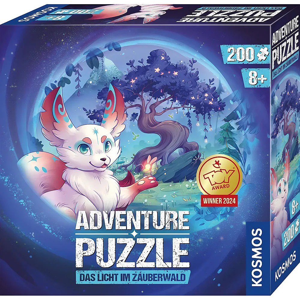 Kosmos Adventure Puzzle - Das Licht im Zauberwald - 200 Teile