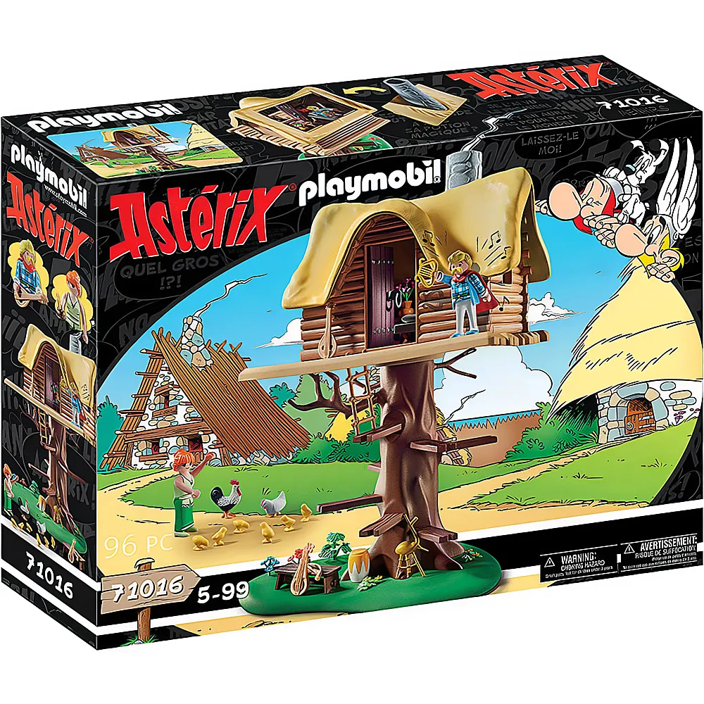 PLAYMOBIL Asterix Troubadix mit Baumhaus 71016