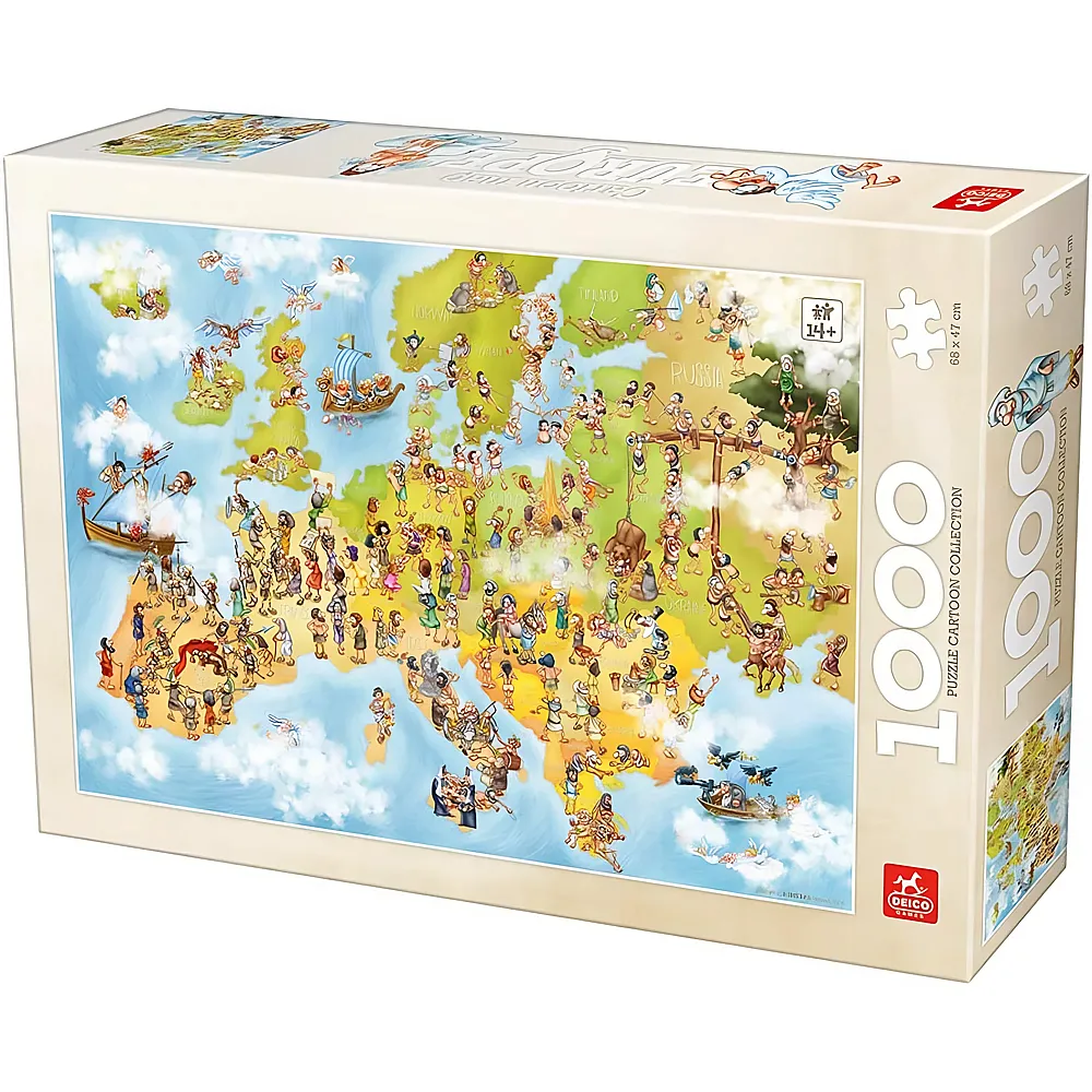 DToys Europakarte - 1000 Teile