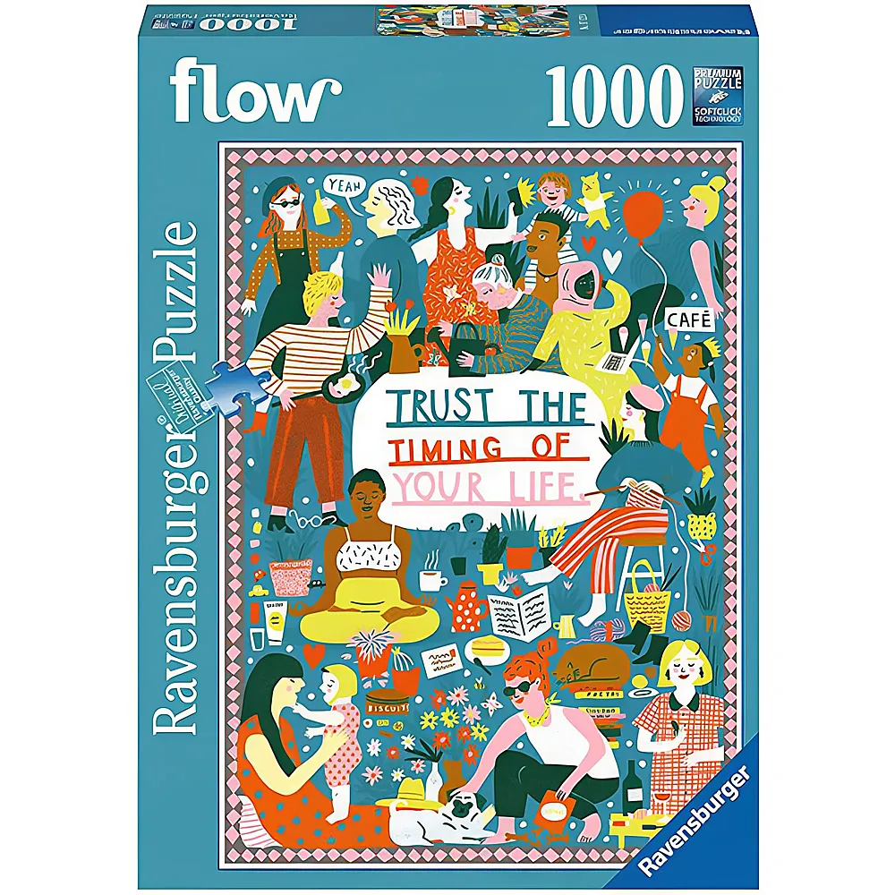 Ravensburger Puzzle flow Trust Timing of your Life 1000Teile