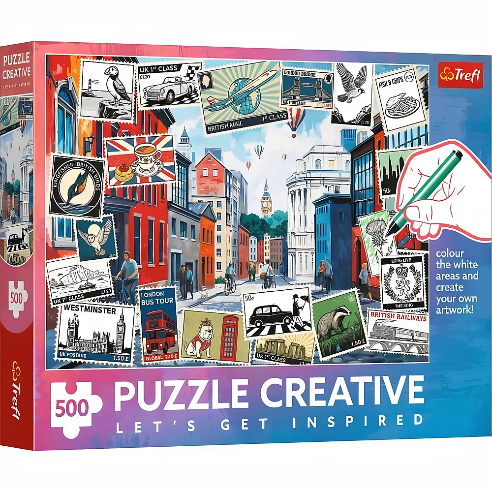 Trefl Puzzle Gr�sse aus London - 500 Teile
