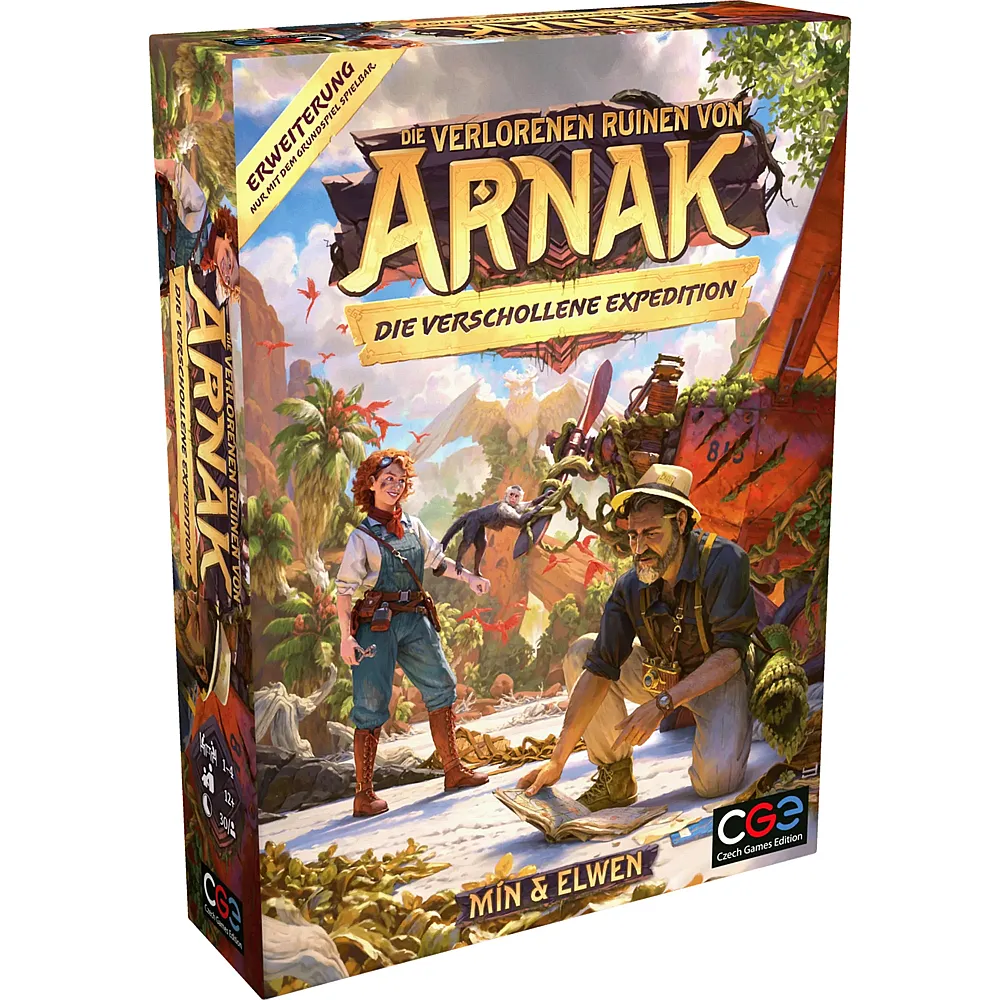 meinspielzeug - Czech Games Die verlorenen Ruinen von Arnak - Verschollene Expedition - Deutsch | Kennerspiele
