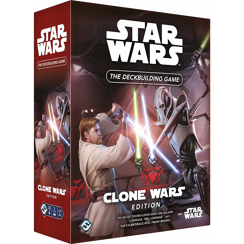 Fantasy Flight Games Star Wars The Deck Building Game Clone Wars Ed. FR