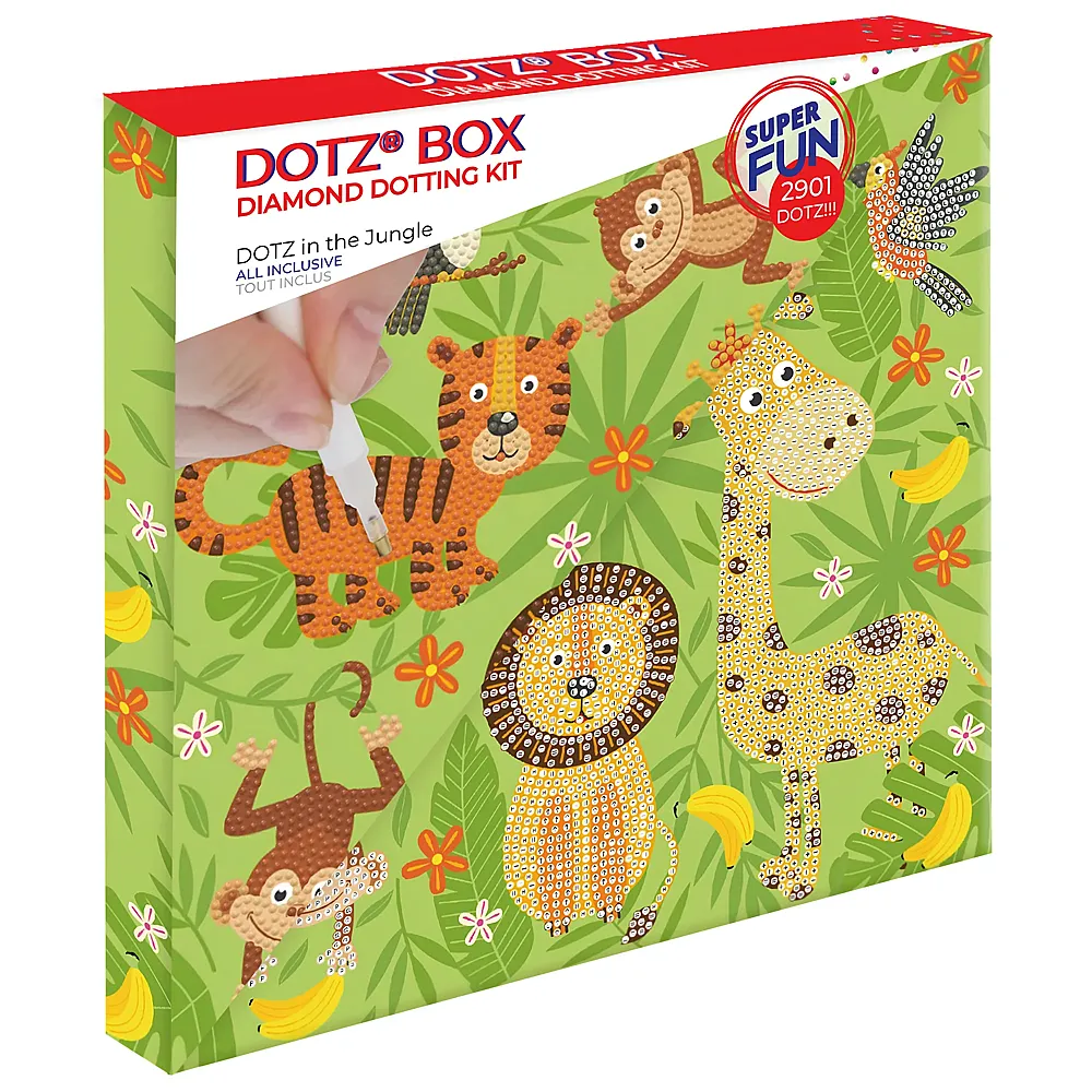 Diamond Dotz Diamond Painting Dschungeltiere