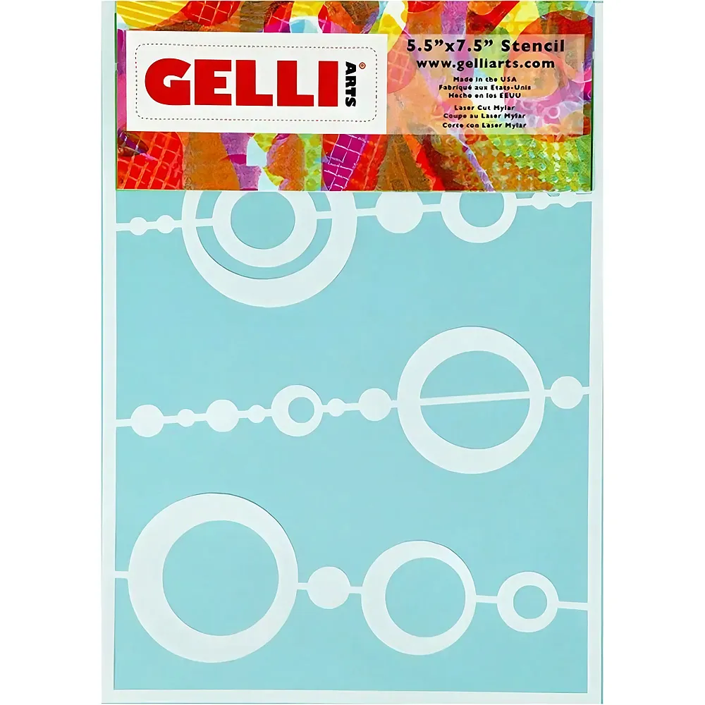 Gelli Arts Gelli Plate - Motiv-schablonen Beads 12.7 X 17.8cm