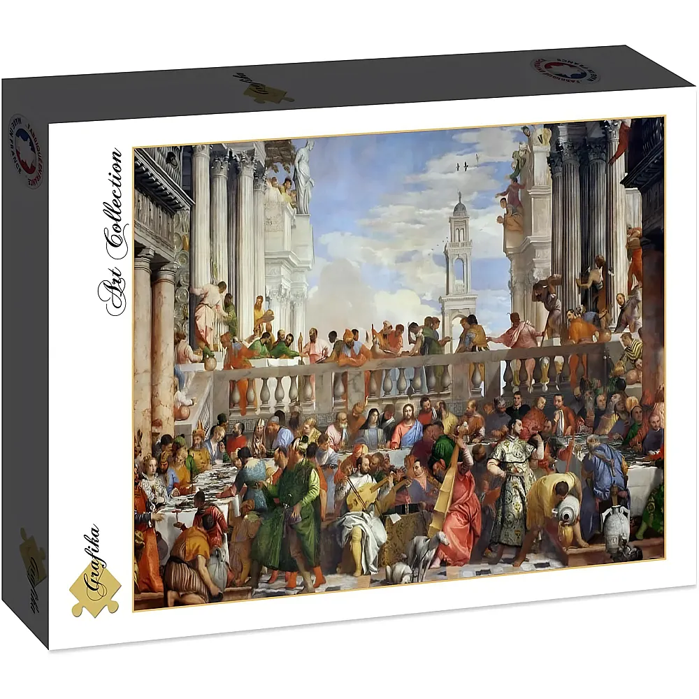 Grafika Puzzle Art Collection Paolo Veronese: The Wedding at Cana, 1563 - 2000 Teile
